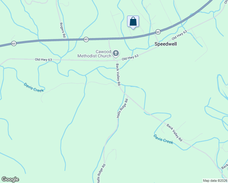 map of restaurants, bars, coffee shops, grocery stores, and more near 4969 Back Valley Road in Speedwell