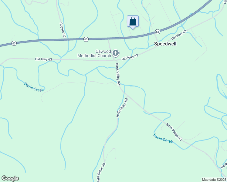 map of restaurants, bars, coffee shops, grocery stores, and more near 4969 Back Valley Road in Speedwell