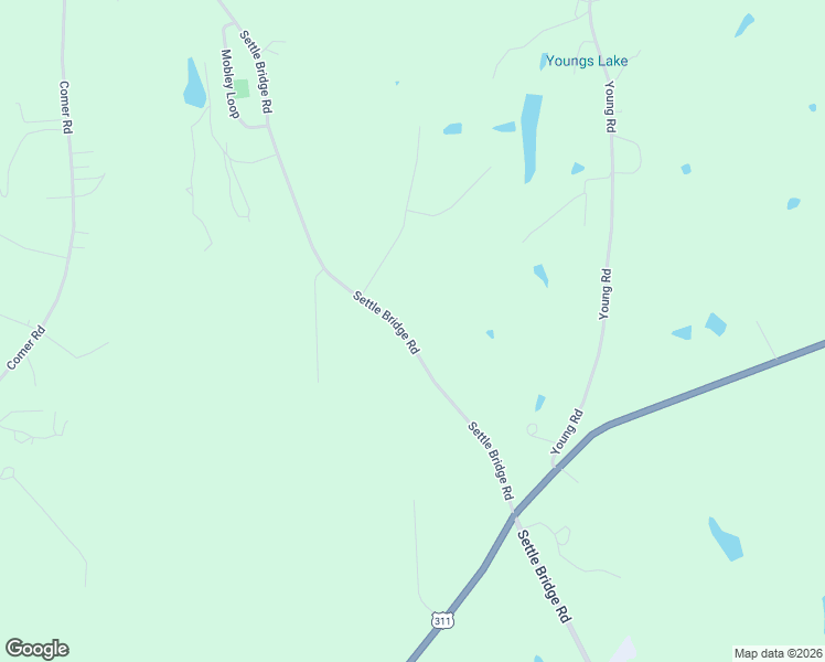 map of restaurants, bars, coffee shops, grocery stores, and more near 3471 Settle Bridge Road in Stoneville