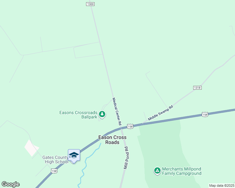 map of restaurants, bars, coffee shops, grocery stores, and more near 47 Medical Center Road in Gates