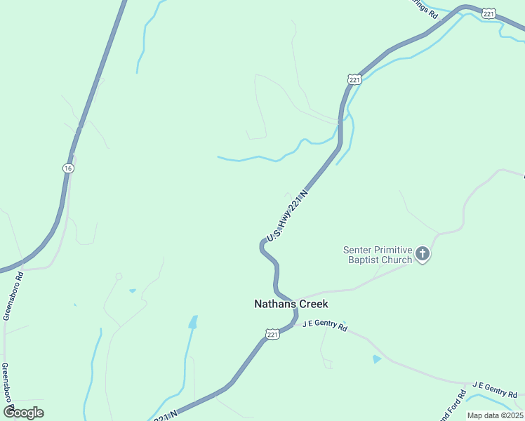 map of restaurants, bars, coffee shops, grocery stores, and more near 6687 U.S. Highway 221 North in Crumpler