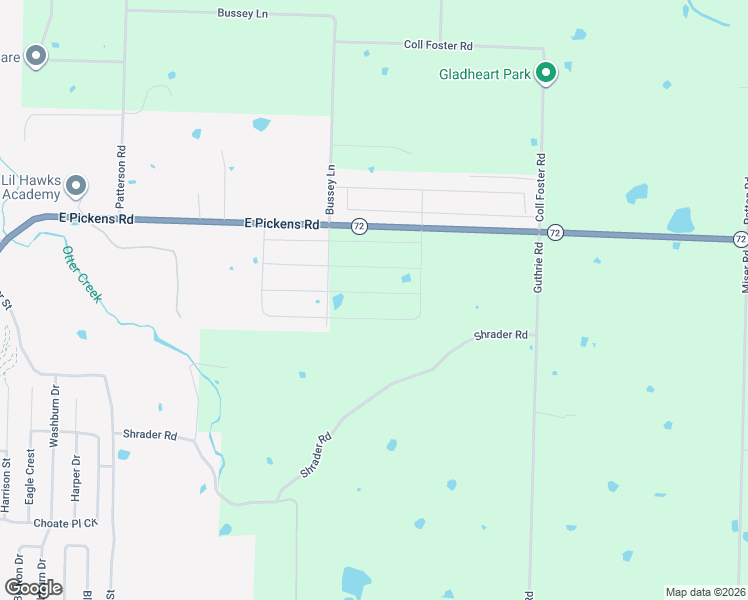 map of restaurants, bars, coffee shops, grocery stores, and more near 12885 Highway 72 in Pea Ridge