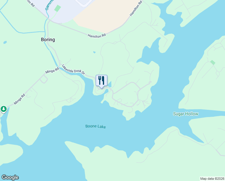 map of restaurants, bars, coffee shops, grocery stores, and more near 516 Lakeside Dock Drive in Kingsport