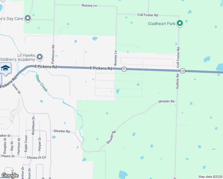 map of restaurants, bars, coffee shops, grocery stores, and more near 12885 Highway 72 in Pea Ridge