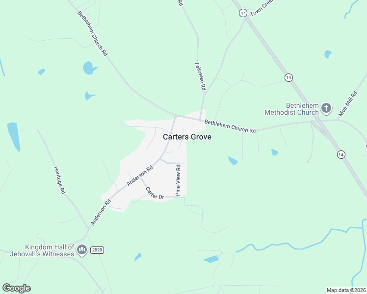 map of restaurants, bars, coffee shops, grocery stores, and more near 138 College Village Drive in Eden