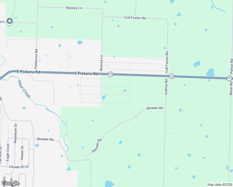 map of restaurants, bars, coffee shops, grocery stores, and more near 12885 Arkansas 72 in Pea Ridge