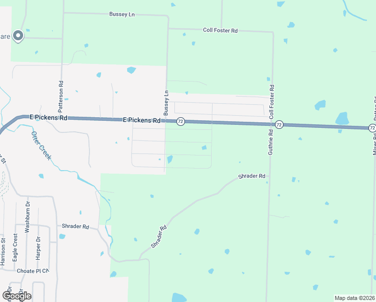 map of restaurants, bars, coffee shops, grocery stores, and more near 12885 Arkansas 72 in Pea Ridge