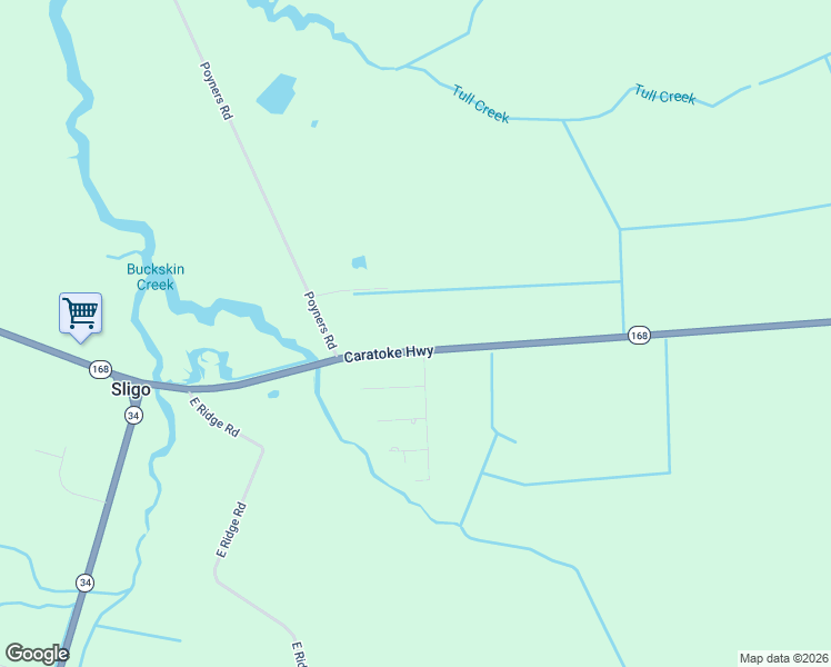 map of restaurants, bars, coffee shops, grocery stores, and more near 2297 Caratoke Highway in Moyock