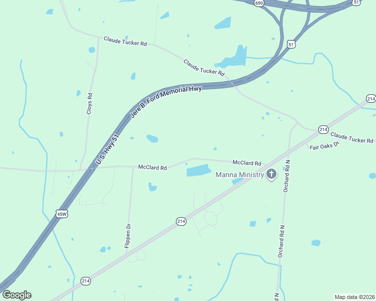 map of restaurants, bars, coffee shops, grocery stores, and more near 5164 McClard Road in Union City