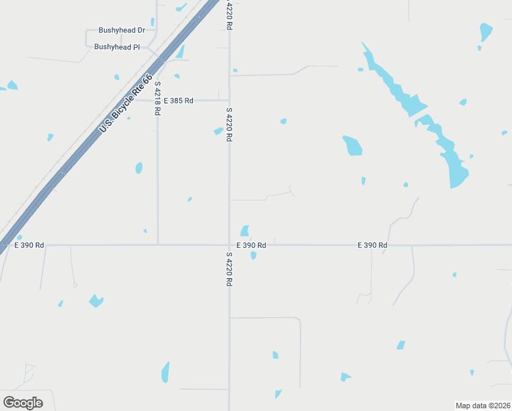 map of restaurants, bars, coffee shops, grocery stores, and more near 19062 East 387 Place in Chelsea