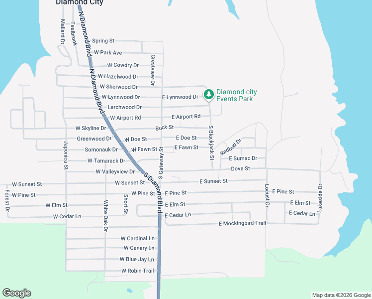 map of restaurants, bars, coffee shops, grocery stores, and more near 133 East Fawn Street in Lead Hill