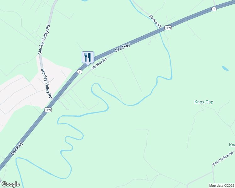 map of restaurants, bars, coffee shops, grocery stores, and more near 156 Meadowbrook Lane in Rogersville