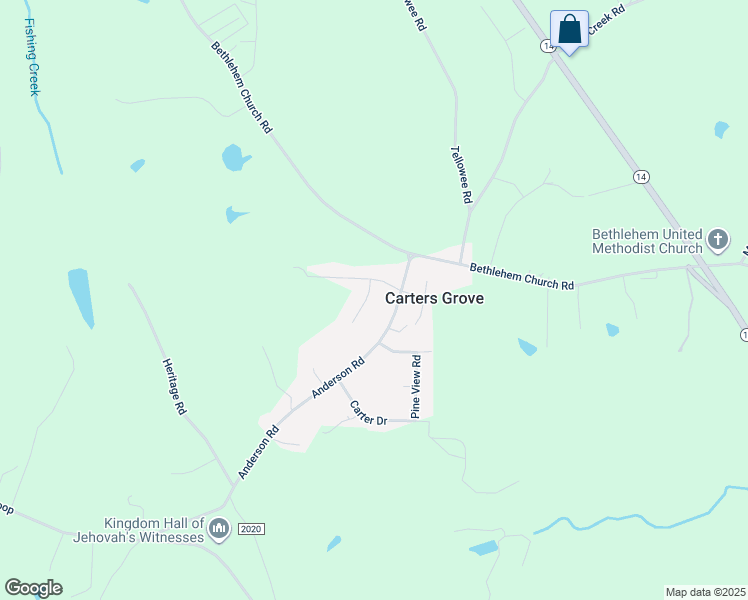 map of restaurants, bars, coffee shops, grocery stores, and more near 121 Center Ct in Eden