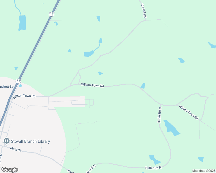 map of restaurants, bars, coffee shops, grocery stores, and more near State Road 1507 in Granville County
