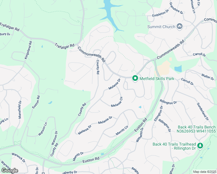 map of restaurants, bars, coffee shops, grocery stores, and more near 18 Melanie Drive in Bella Vista
