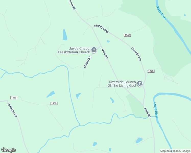 map of restaurants, bars, coffee shops, grocery stores, and more near 140 Whitney Lane in Stoneville