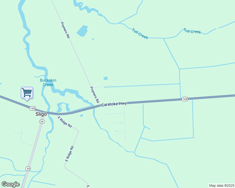 map of restaurants, bars, coffee shops, grocery stores, and more near 2287 Caratoke Highway in Moyock