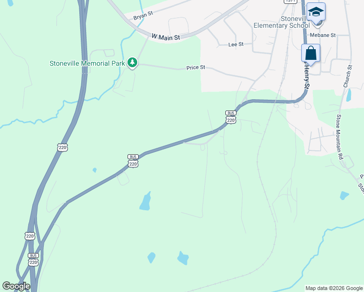 map of restaurants, bars, coffee shops, grocery stores, and more near 198 Deaton Loop in Stoneville