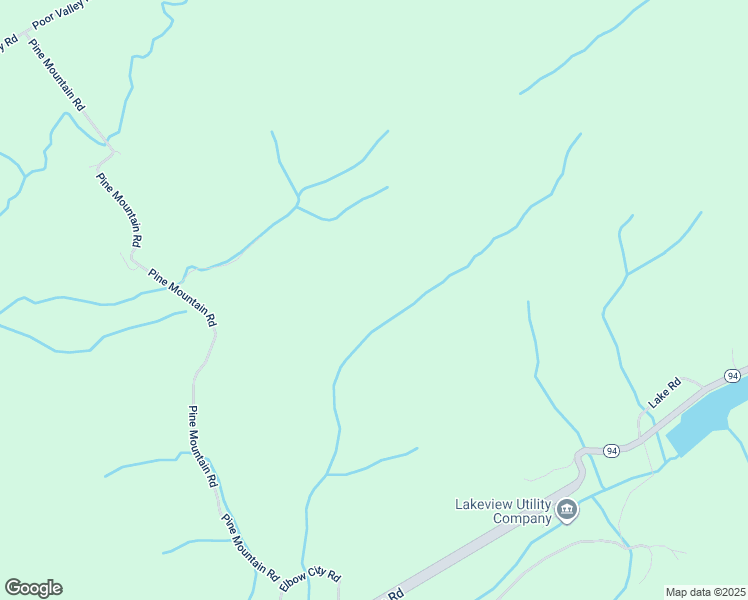 map of restaurants, bars, coffee shops, grocery stores, and more near Pine Mountain Road in Rogersville