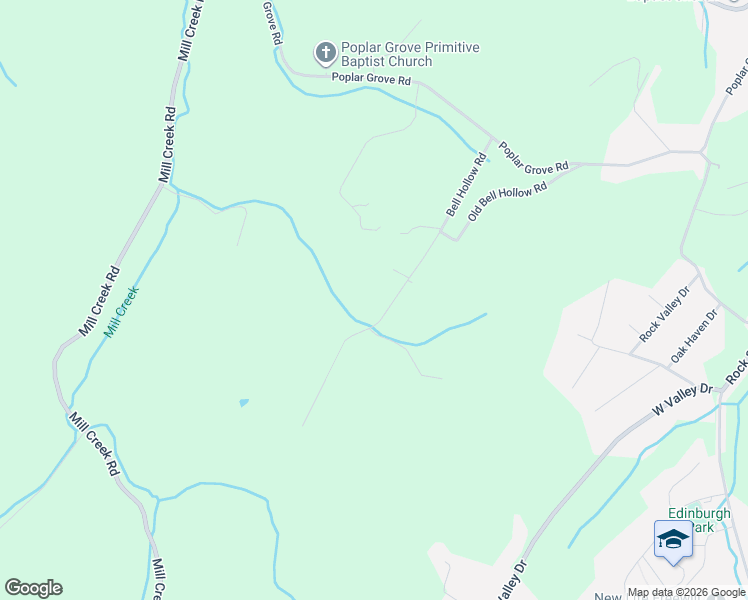 map of restaurants, bars, coffee shops, grocery stores, and more near 491 Bell Hollow Road in Kingsport