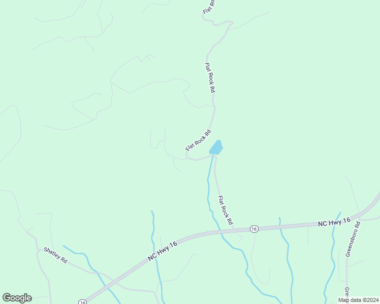 map of restaurants, bars, coffee shops, grocery stores, and more near 698 Flat Rock Road in Crumpler