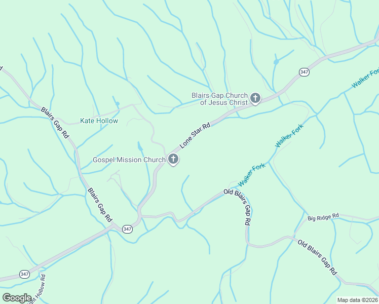 map of restaurants, bars, coffee shops, grocery stores, and more near 7405 Lone Star Road in Kingsport