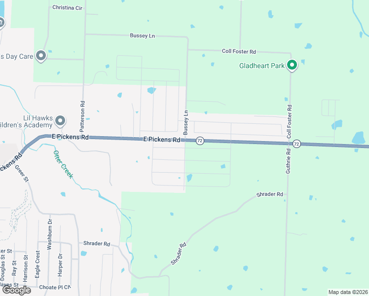 map of restaurants, bars, coffee shops, grocery stores, and more near 12321 Arkansas 72 in Pea Ridge