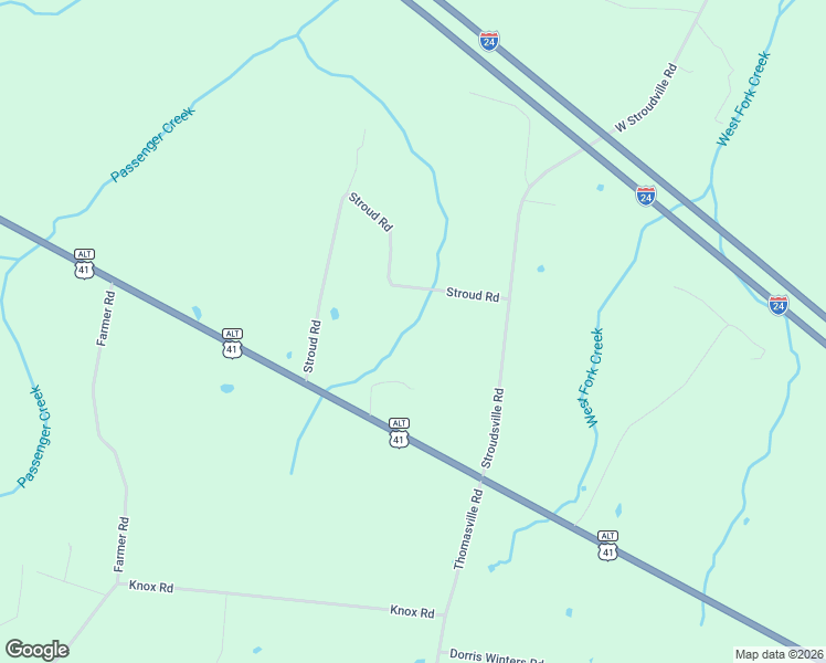 map of restaurants, bars, coffee shops, grocery stores, and more near 350 Stroud Road in Cedar Hill
