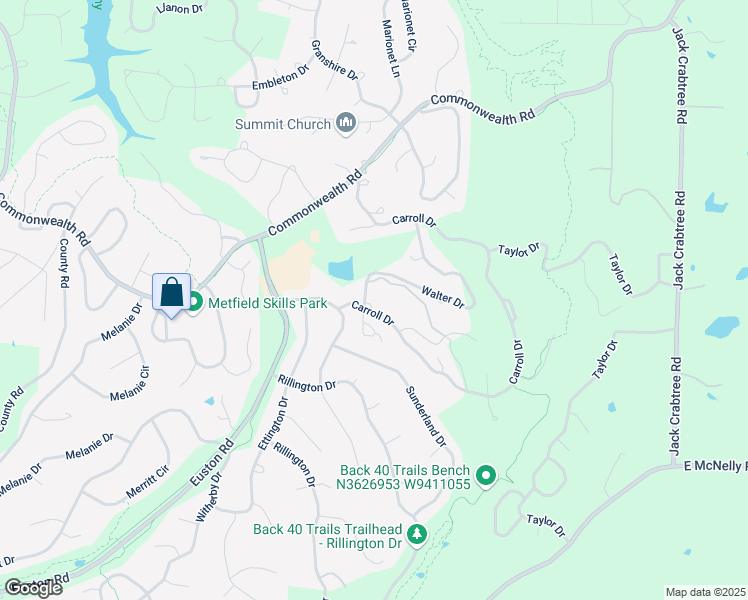 map of restaurants, bars, coffee shops, grocery stores, and more near 8 Walter Circle in Bella Vista