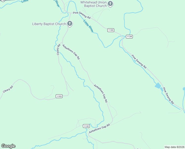 map of restaurants, bars, coffee shops, grocery stores, and more near 623 Airbellows Gap Road in Sparta