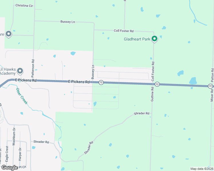 map of restaurants, bars, coffee shops, grocery stores, and more near 12885 Arkansas 72 in Pea Ridge