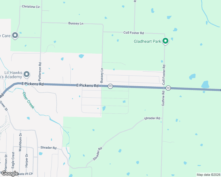 map of restaurants, bars, coffee shops, grocery stores, and more near 12885 Arkansas 72 in Pea Ridge