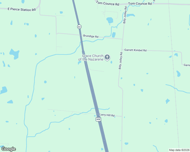 map of restaurants, bars, coffee shops, grocery stores, and more near 3968 Us Highway 45 East in South Fulton
