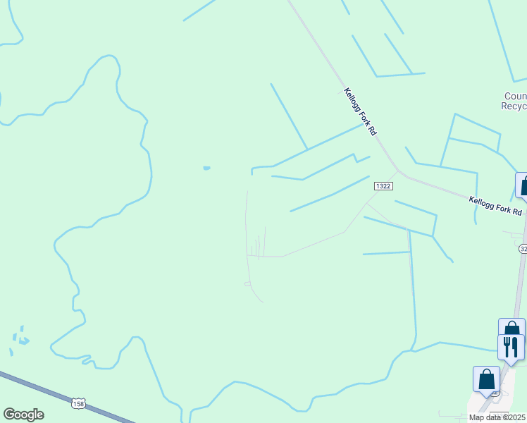 map of restaurants, bars, coffee shops, grocery stores, and more near 9 Lassiter Lane in Sunbury