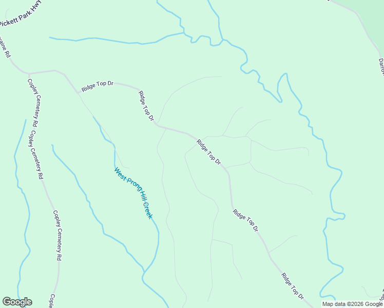 map of restaurants, bars, coffee shops, grocery stores, and more near 619 Ridge Top Drive in Jamestown