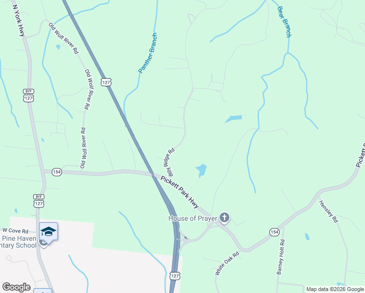 map of restaurants, bars, coffee shops, grocery stores, and more near 1215 Pickett Park Highway in Jamestown