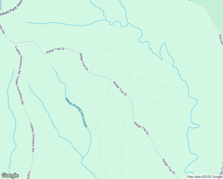 map of restaurants, bars, coffee shops, grocery stores, and more near 619 Ridgetop Drive in Jamestown