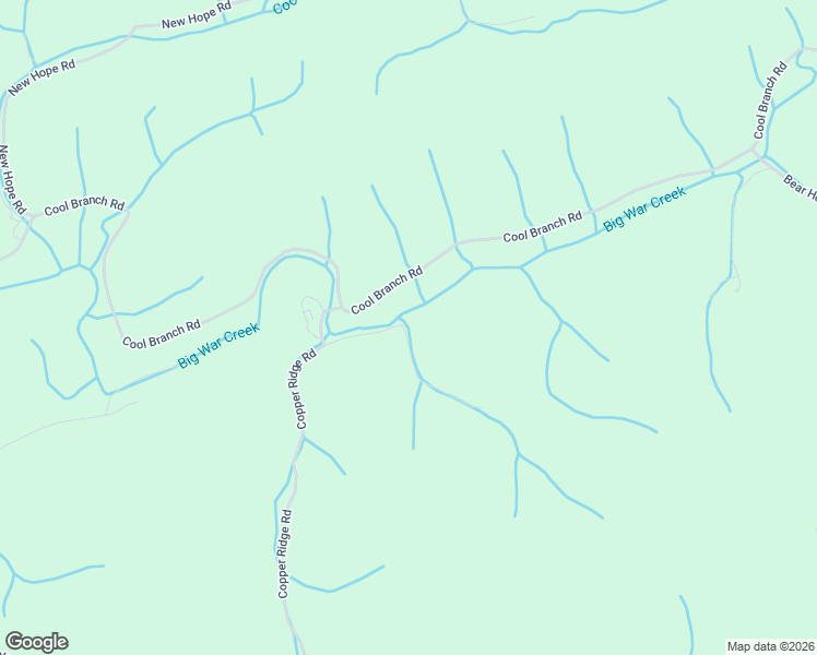 map of restaurants, bars, coffee shops, grocery stores, and more near 286 Willie Road in Treadway