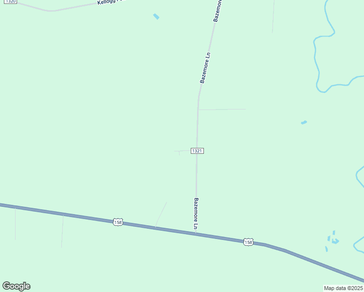 map of restaurants, bars, coffee shops, grocery stores, and more near Bazemore Lane in Gates County