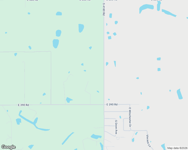 map of restaurants, bars, coffee shops, grocery stores, and more near 10706 South 4180 Road in Claremore