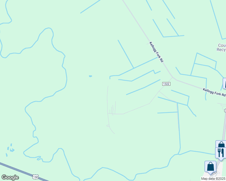 map of restaurants, bars, coffee shops, grocery stores, and more near 111 Lassiter Lane in Sunbury