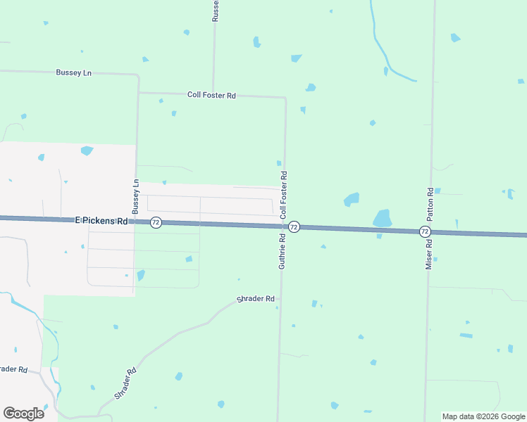 map of restaurants, bars, coffee shops, grocery stores, and more near 13103 Arkansas 72 in Pea Ridge