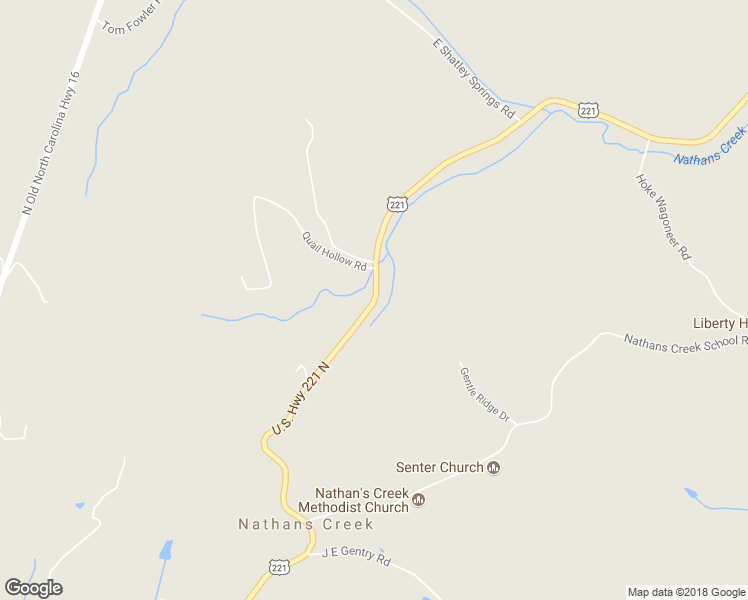 map of restaurants, bars, coffee shops, grocery stores, and more near 6957 U.S. Highway 221 North in Crumpler