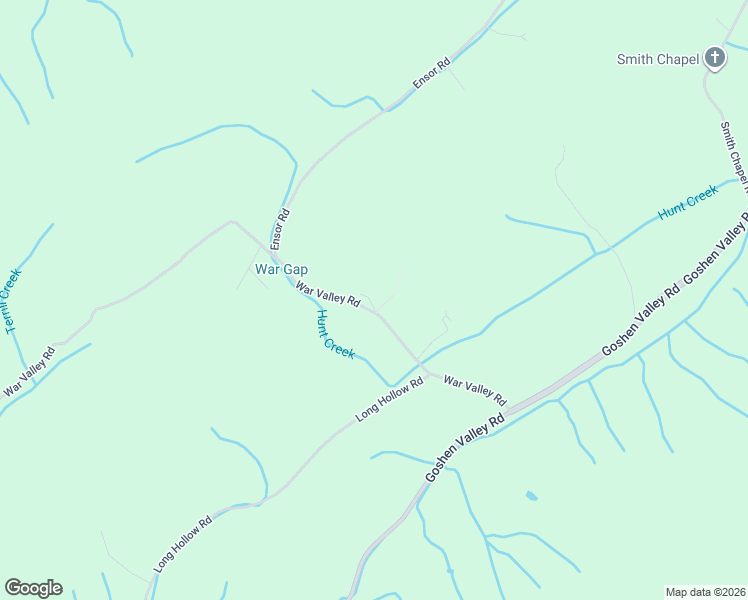 map of restaurants, bars, coffee shops, grocery stores, and more near 408 War Valley Road in Church Hill