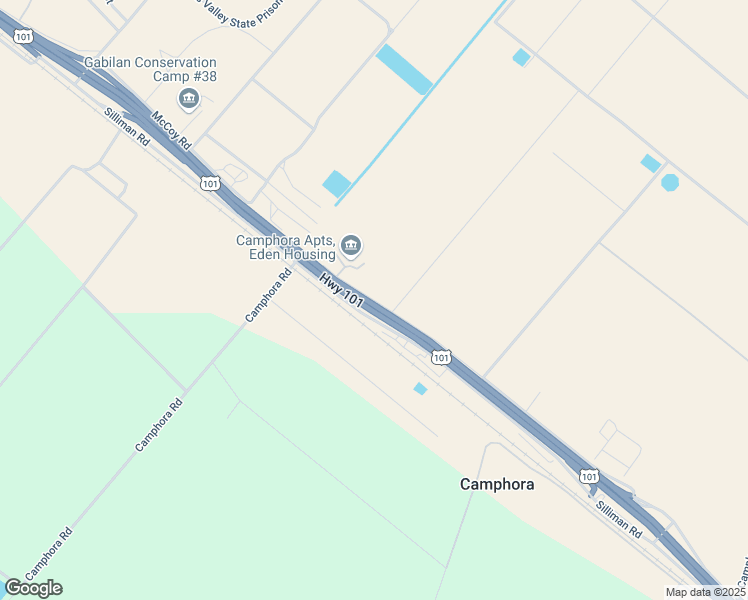 map of restaurants, bars, coffee shops, grocery stores, and more near 32105 McCoy Road in Soledad