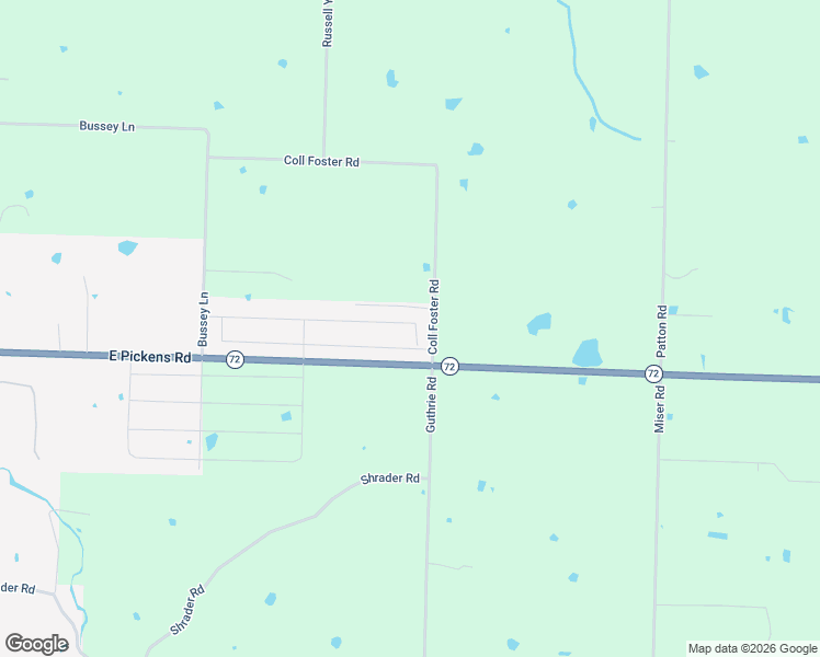 map of restaurants, bars, coffee shops, grocery stores, and more near 15305 Guthrie Road in Pea Ridge