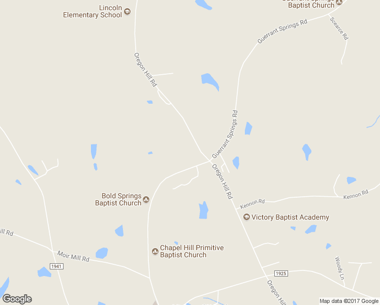 map of restaurants, bars, coffee shops, grocery stores, and more near 2023 Oregon Hill Road in Ruffin