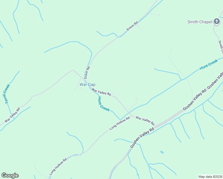 map of restaurants, bars, coffee shops, grocery stores, and more near 408 War Valley Road in Church Hill