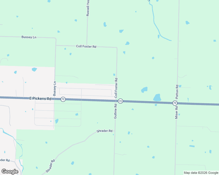 map of restaurants, bars, coffee shops, grocery stores, and more near 15305 Guthrie Road in Pea Ridge