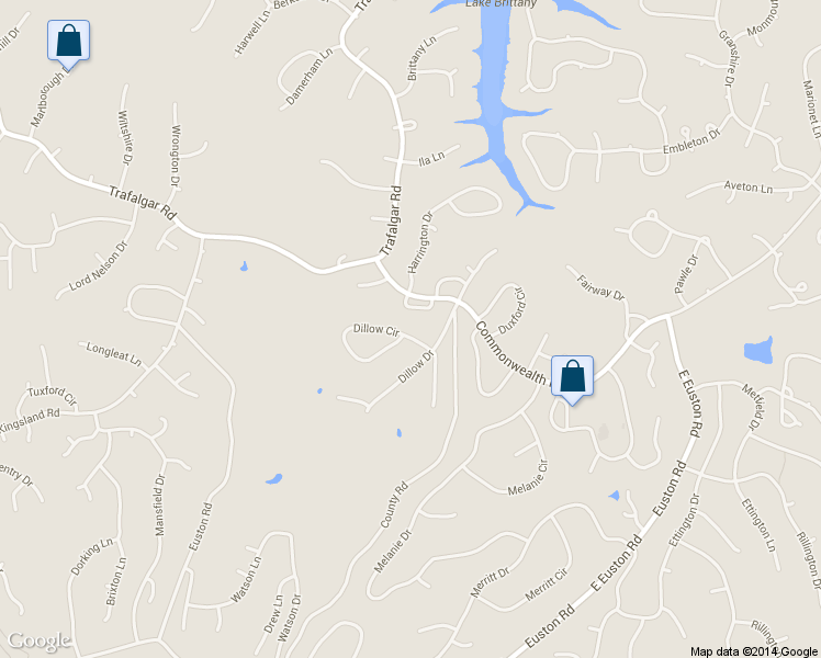 map of restaurants, bars, coffee shops, grocery stores, and more near 4 Dillow Circle in Bella Vista